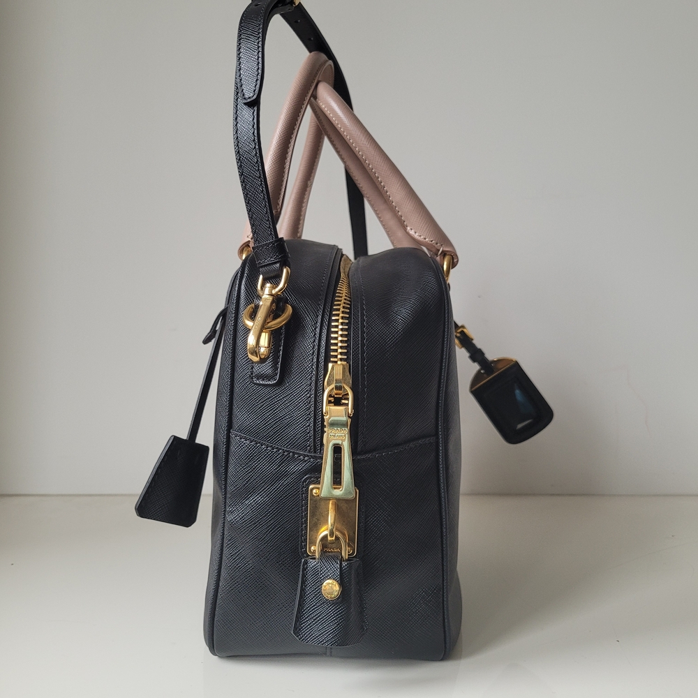 PRADA Saffiano Lux Square Satchel - Picture 4 of 12